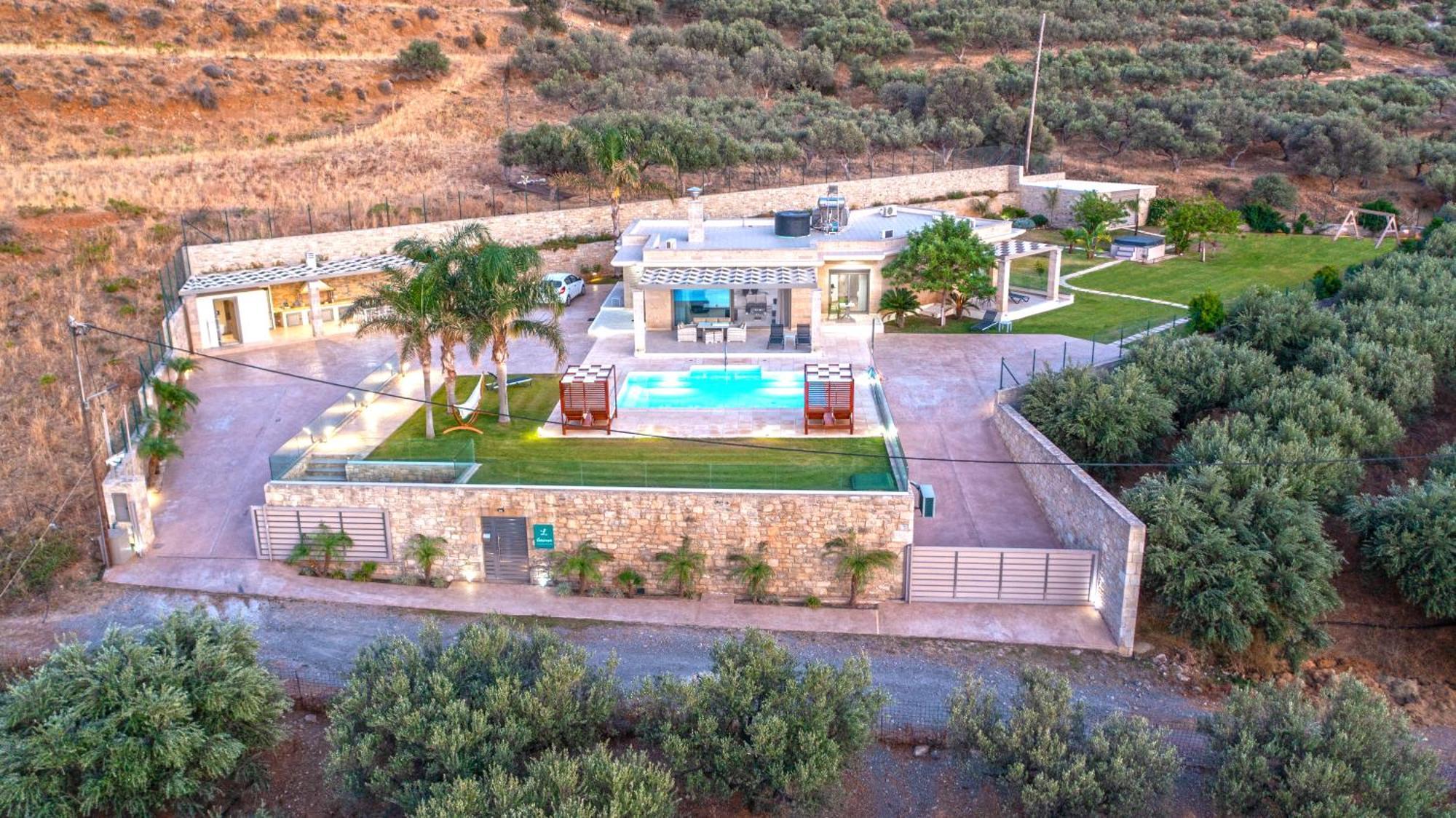 Larimar Luxury Sea View Villa Kissamos Ngoại thất bức ảnh